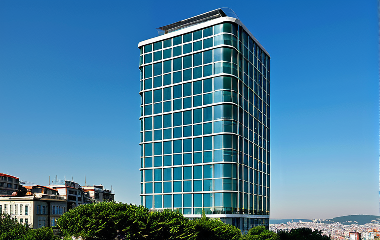 Modern Istanbul Skyscraper**

"A modern skyscraper in Istanbul, Turkey, reflecting the Bosphorus Strait in its glass facade. Incorporate elements of green design with visible rooftop gardens and solar panels. Clear blue sky in the background.  Fully clothed people can be seen walking on the street below. Professional architectural photography, detailed, realistic, safe for work, appropriate content, fully clothed, professional."

**